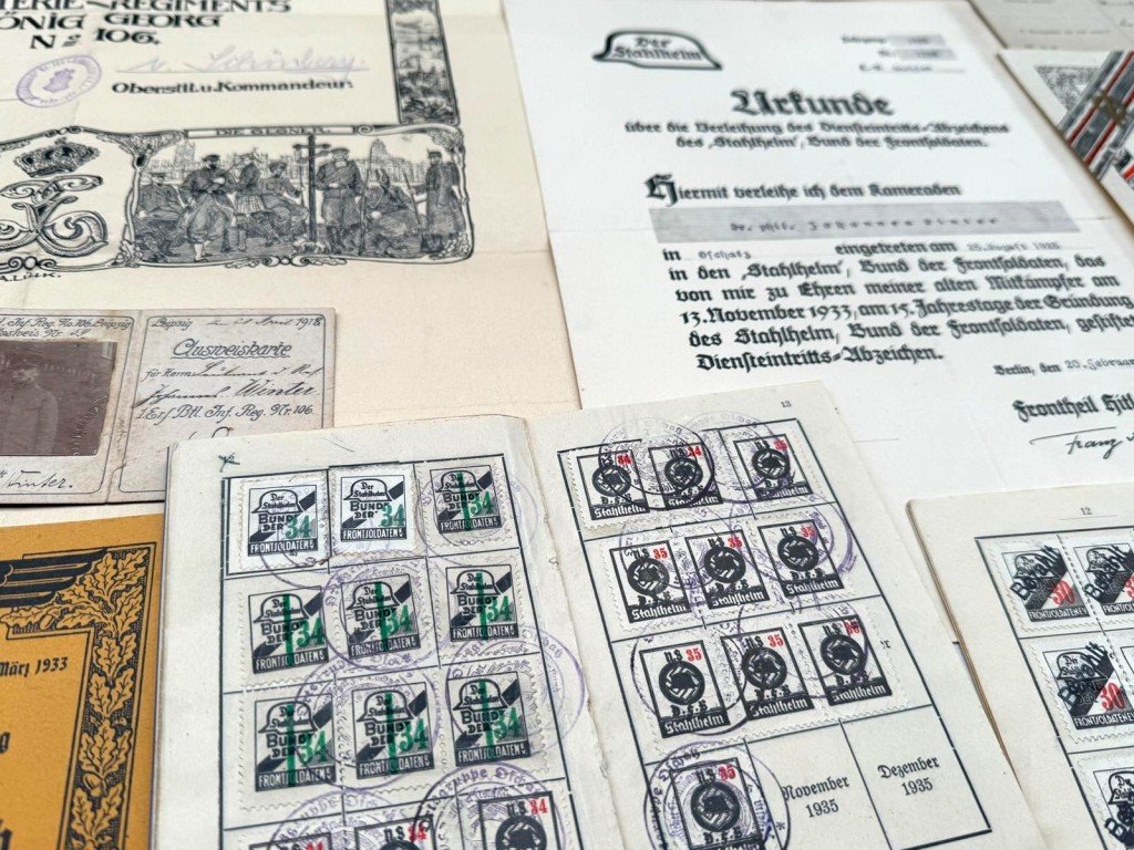 Original WW1-WWII German army/Stahlhelmbund/Wehrmacht grouping Johannes Winter — image 16