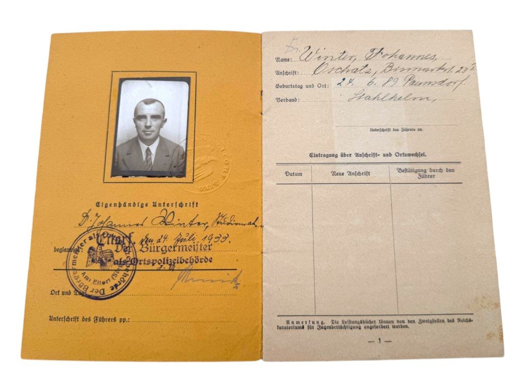 Original WW1-WWII German army/Stahlhelmbund/Wehrmacht grouping Johannes Winter — image 18