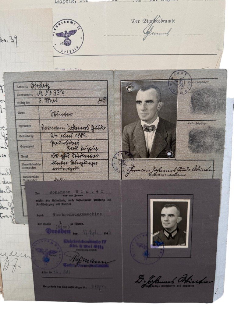 Original WW1-WWII German army/Stahlhelmbund/Wehrmacht grouping Johannes Winter — image 20