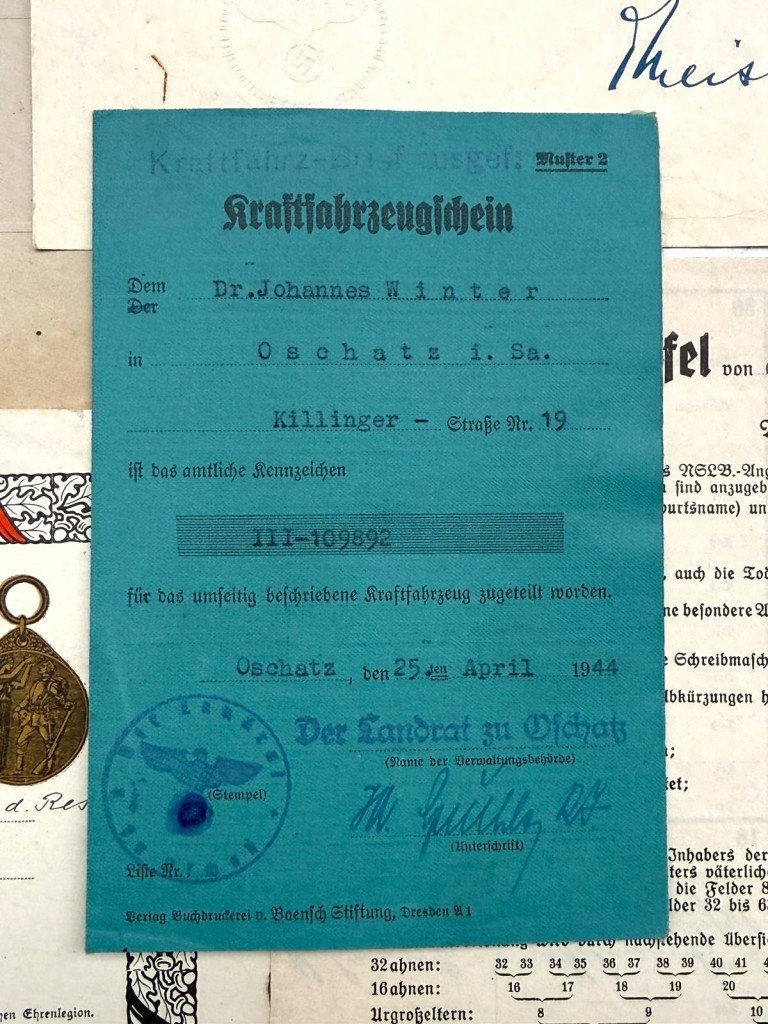 Original WW1-WWII German army/Stahlhelmbund/Wehrmacht grouping Johannes Winter — image 21