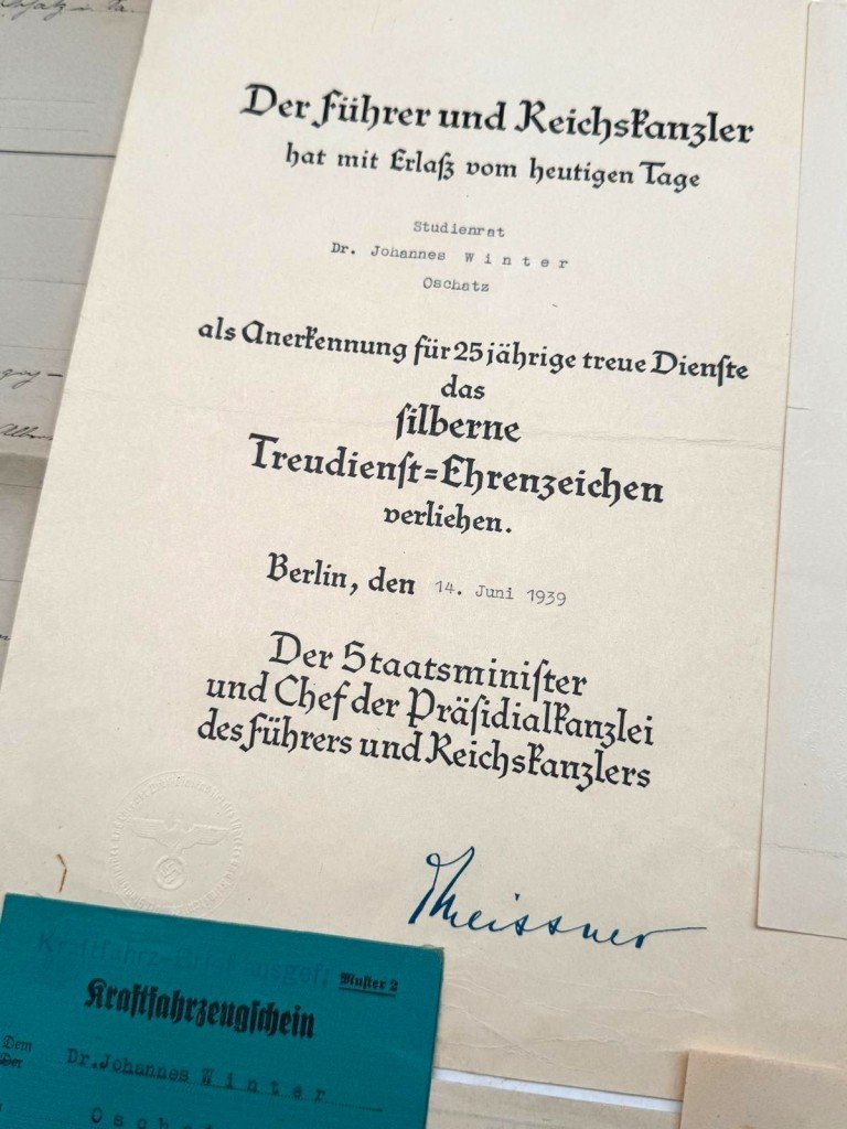 Original WW1-WWII German army/Stahlhelmbund/Wehrmacht grouping Johannes Winter — image 24