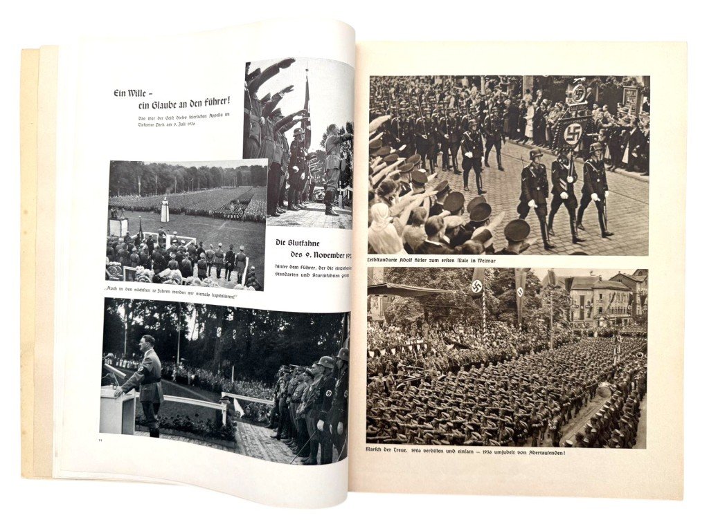Original WWII German NSDAP book 'Der Führer in Weimar 1925–1938' — image 11