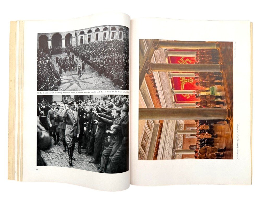 Original WWII German NSDAP book 'Der Führer in Weimar 1925–1938' — image 13