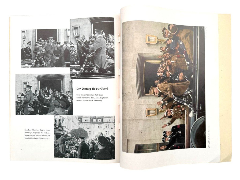 Original WWII German NSDAP book 'Der Führer in Weimar 1925–1938' — image 14