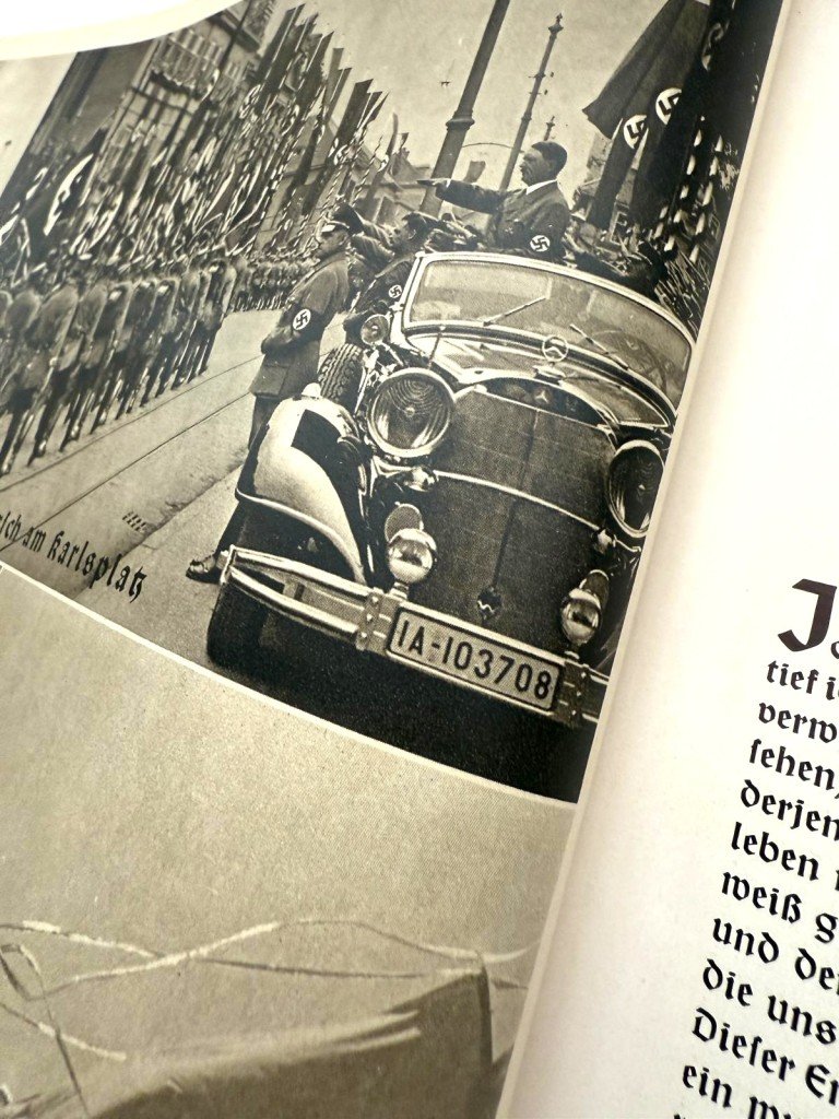 Original WWII German NSDAP book 'Der Führer in Weimar 1925–1938' — image 16