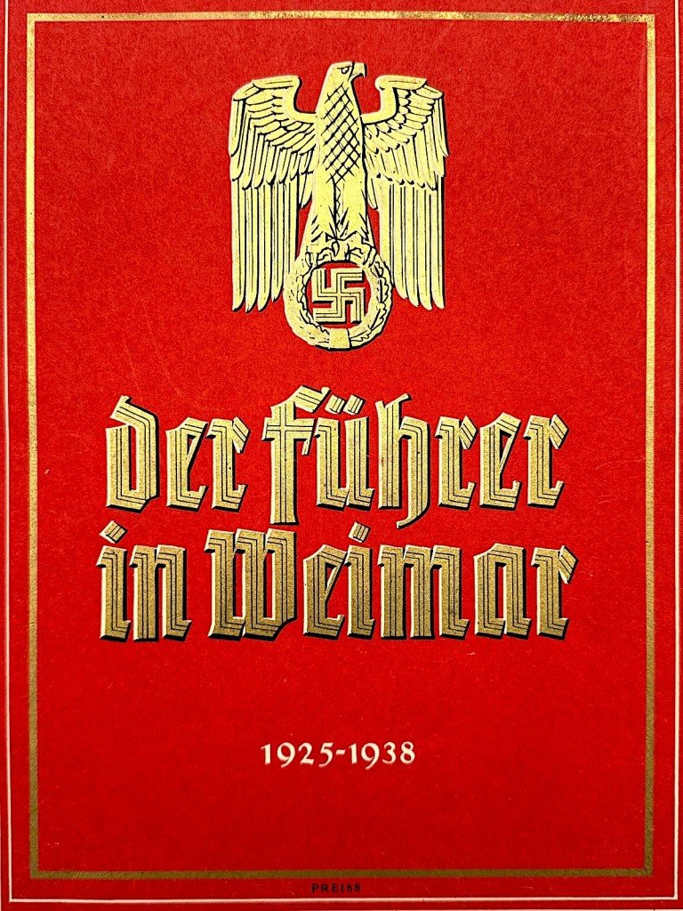 Original WWII German NSDAP book 'Der Führer in Weimar 1925–1938' — image 2