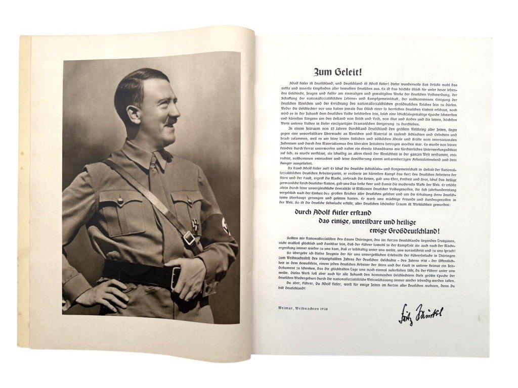 Original WWII German NSDAP book 'Der Führer in Weimar 1925–1938' — image 5