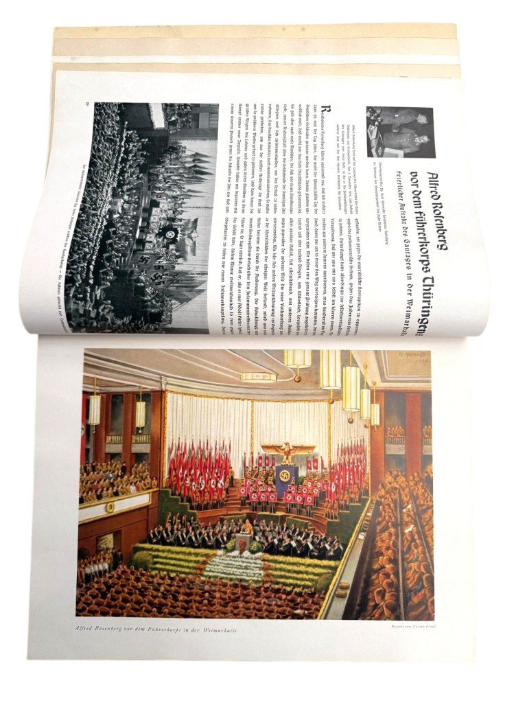 Original WWII German NSDAP book 'Der Führer in Weimar 1925–1938' — image 6