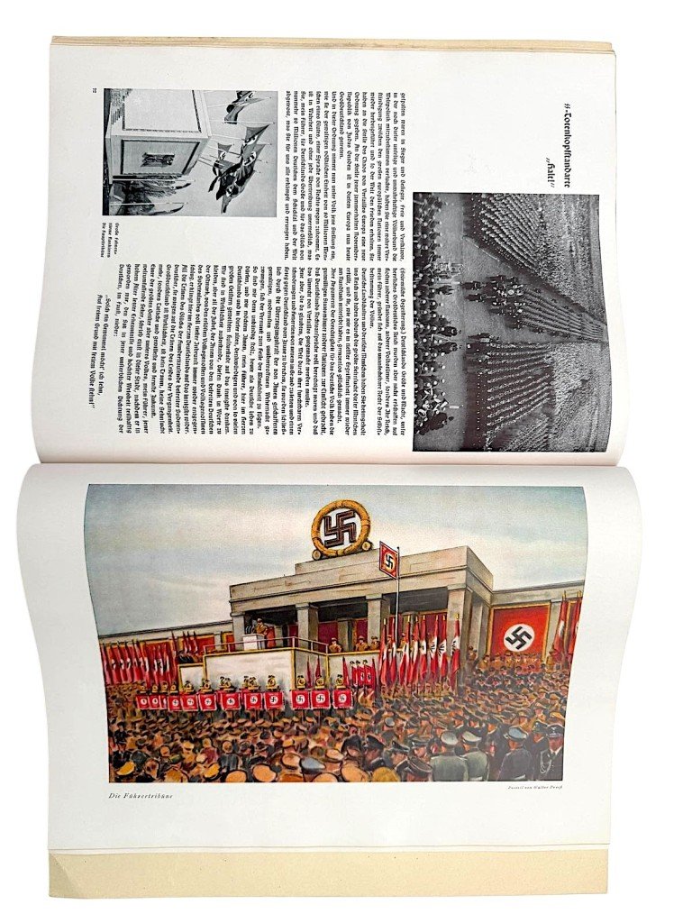 Original WWII German NSDAP book 'Der Führer in Weimar 1925–1938' — image 7
