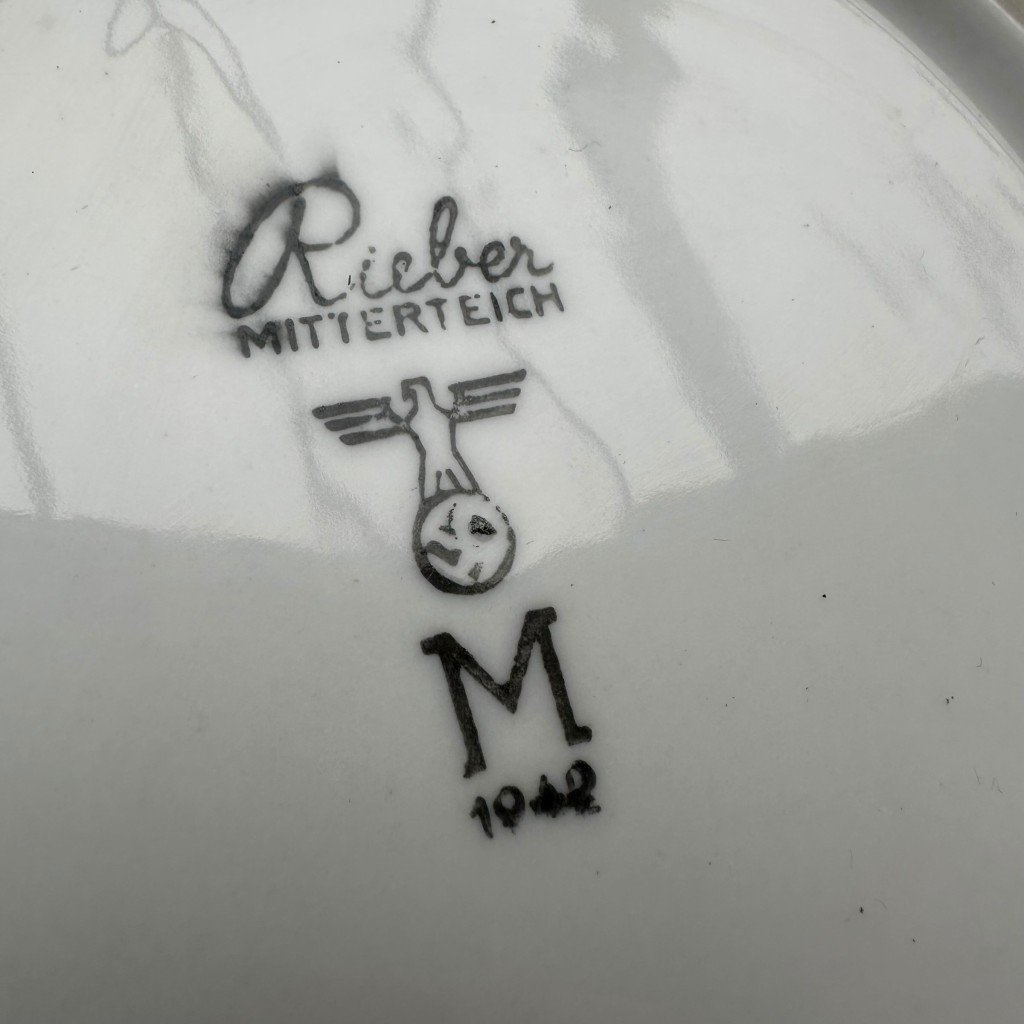 Original WWII German Kriegsmarine porcelain plate — image 2