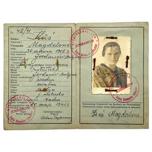 Original WWII German Personalausweis / Dowód Osobisty District of Krakau, …