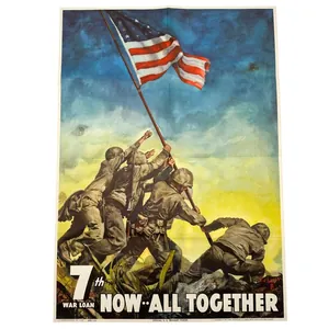 Original WWII US 'Iwo Jima' poster 1945