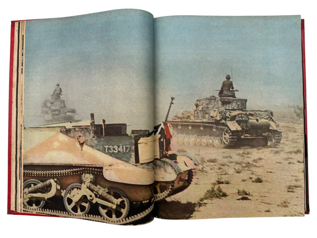 Original WWII Spanish/German two-volume bound annual edition of the magazine Signal (Spanish-language edition) 1943 — image 18