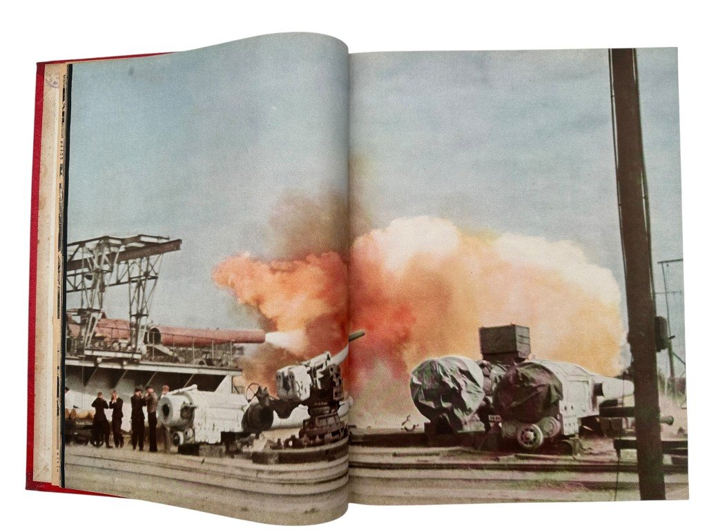 Original WWII Spanish/German two-volume bound annual edition of the magazine Signal (Spanish-language edition) 1943 — image 20