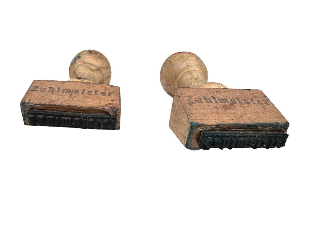 Original WWII German army lot with administrative stamps — image 4