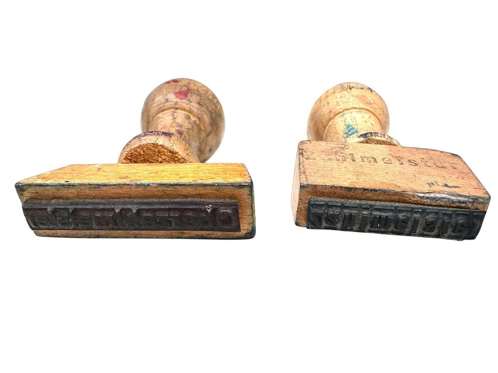 Original WWII German army lot with administrative stamps — image 5