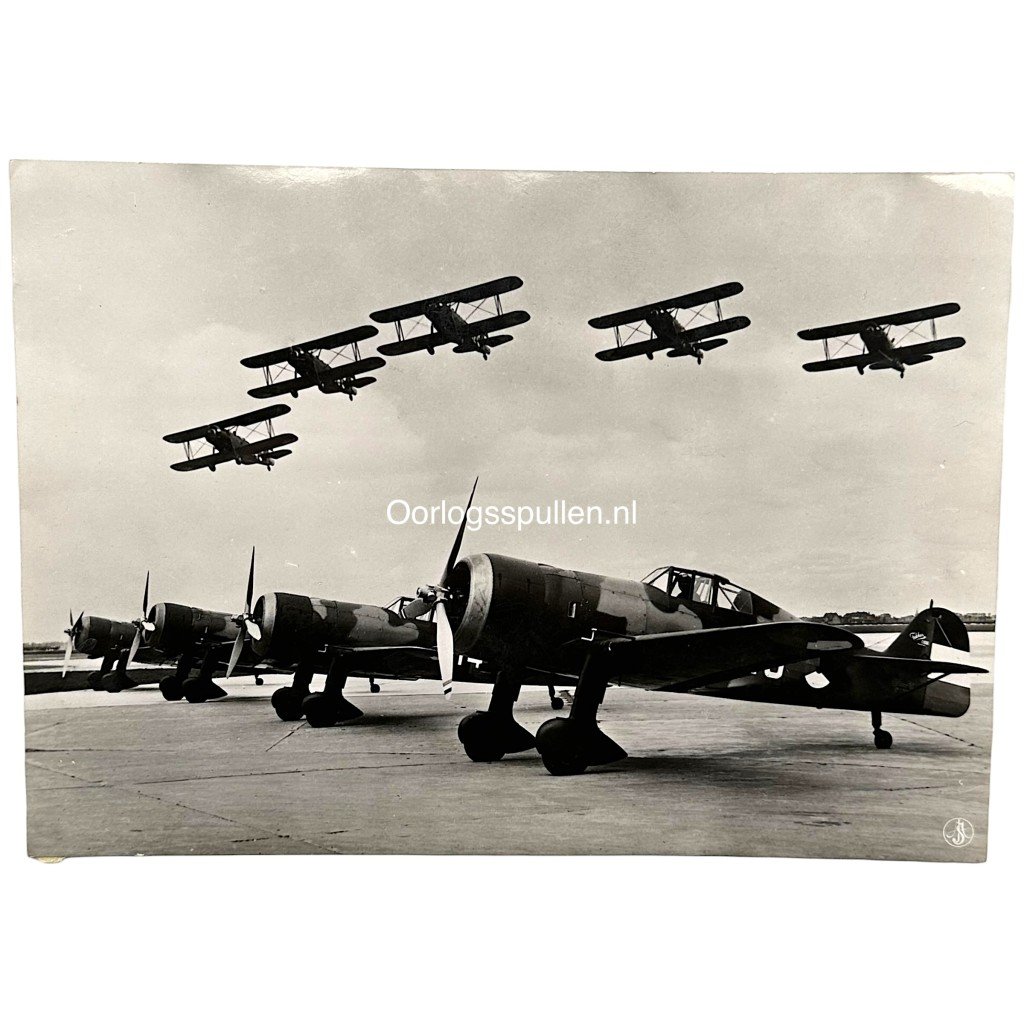 Original Pre 1940 Dutch Air Force photo Fokker D.XXI — image 2