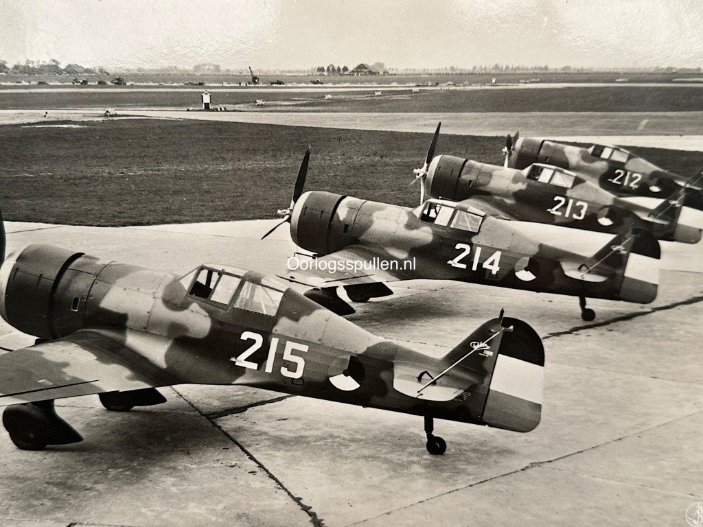 Original Pre 1940 Dutch Air Force photo Fokker D.XXI — image 2