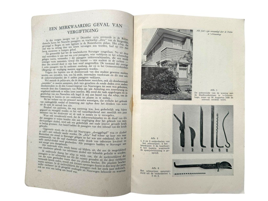 Original WWII Dutch Police set magazines 'Crimen – Tijdschrift voor Criminologie en Criminalistiek' — image 4