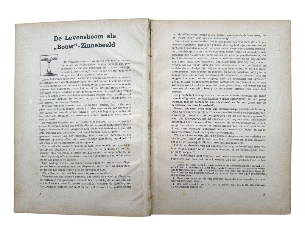 Original 1938/39 Dutch NSB 'Der Vaderen Erfdeel' — image 3