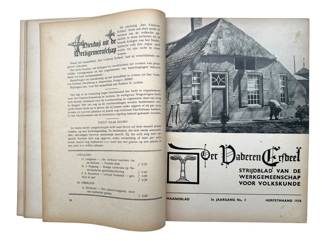 Original 1938/39 Dutch NSB 'Der Vaderen Erfdeel' — image 4