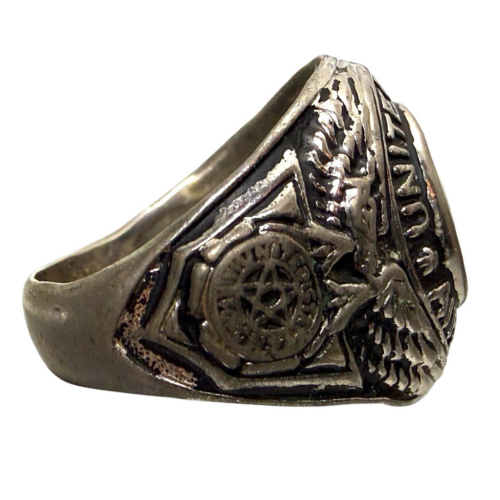 Original WWII USAAF sterling silver ring — image 3