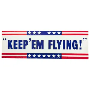 Original WWII US Army Recruiting Service cardboard sign 'Keep 'Em …