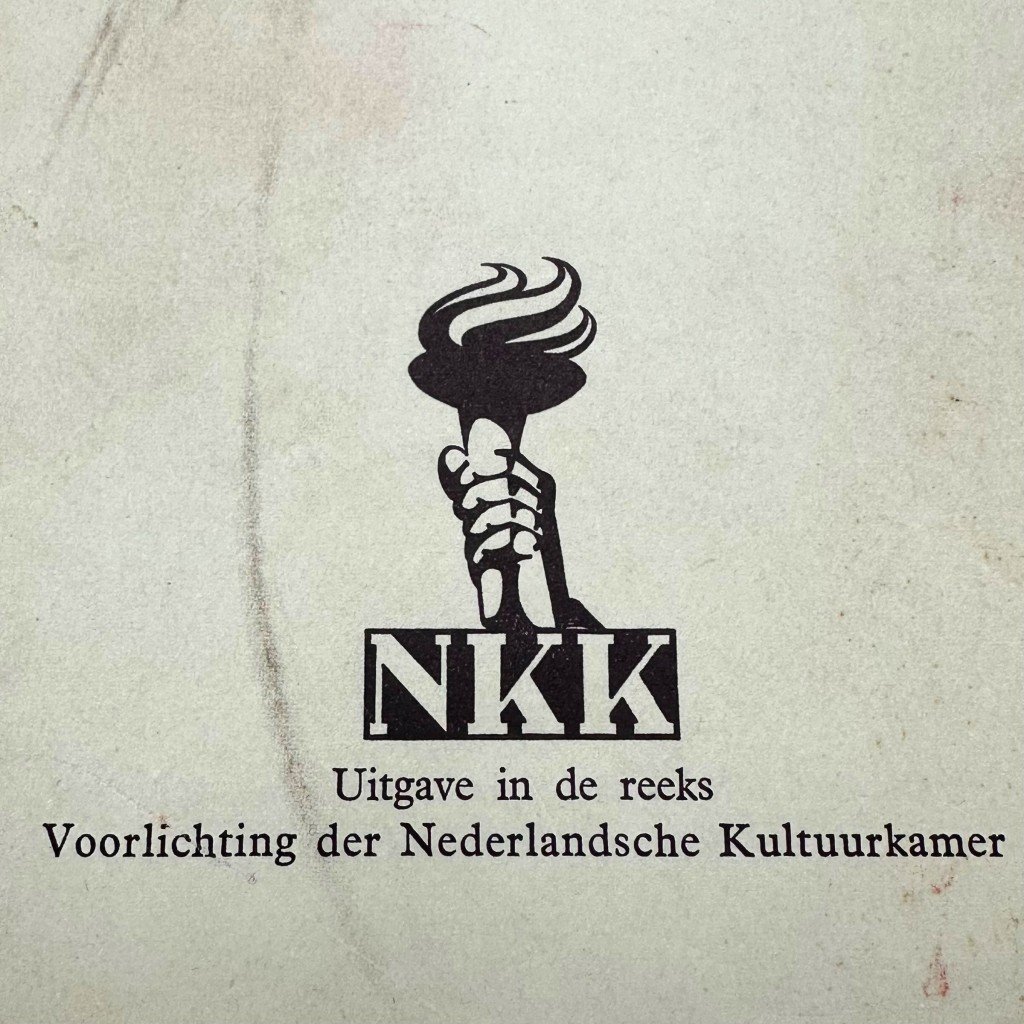 Original WWII Dutch brochure 'De Organisatorische Opbouw der Nederlandsche Kultuurkamer' — image 2