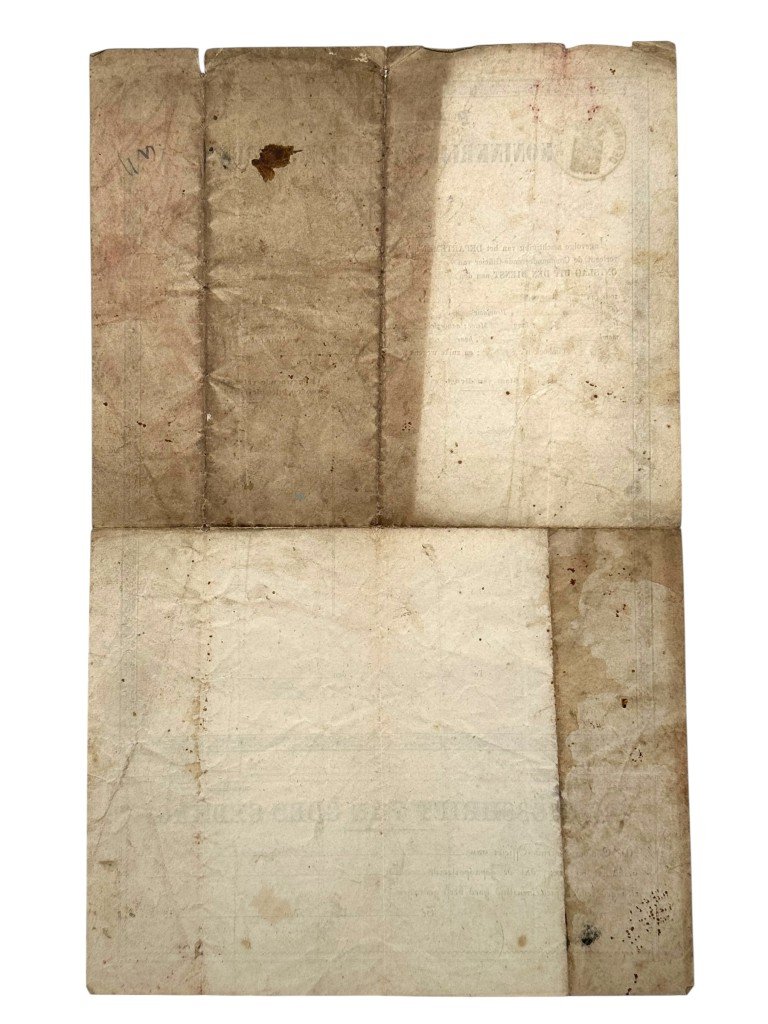 Original 1898 Dutch military passport with discharge from service '4e Bataljon Regiment Grenadiers en Jagers' — image 6