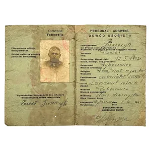 Original WWII German Personal-Ausweis Rybczewice in Poland 1941