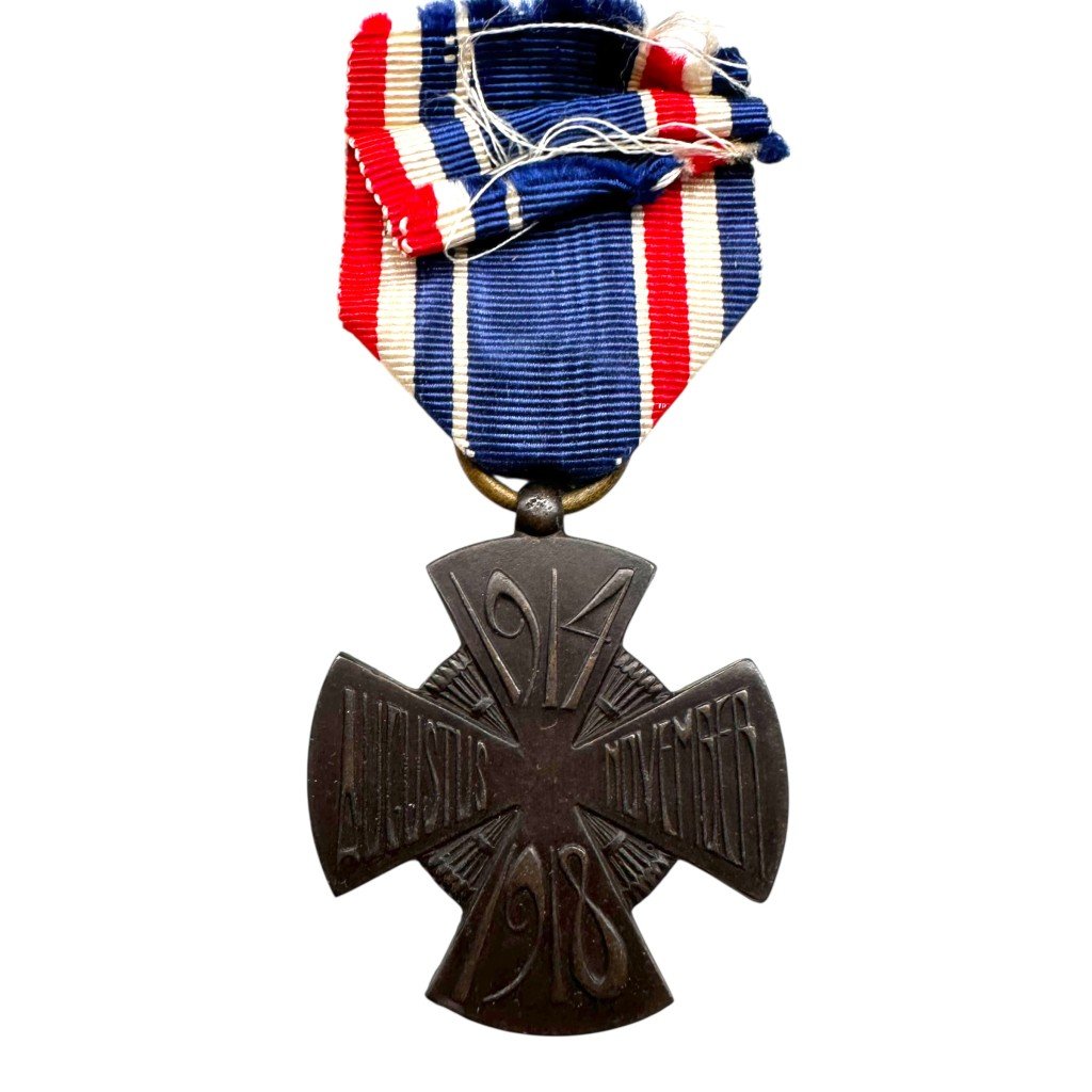 Original Pre 1940 Dutch army 'mobilisatiekruis' with citation — image 4