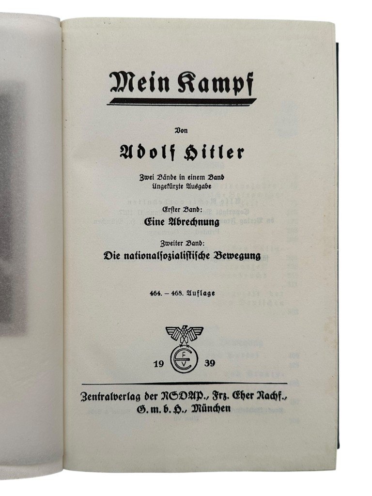 Original WWII German MK book from the NSNAP in Den Haag — image 10