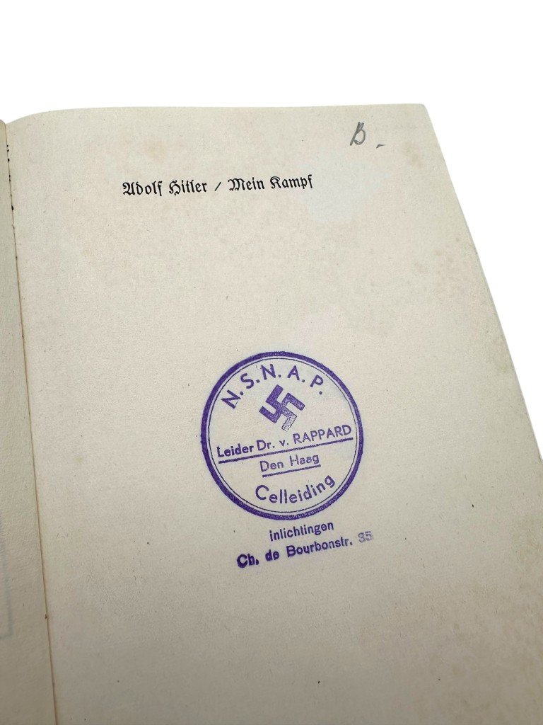 Original WWII German MK book from the NSNAP in Den Haag — image 11