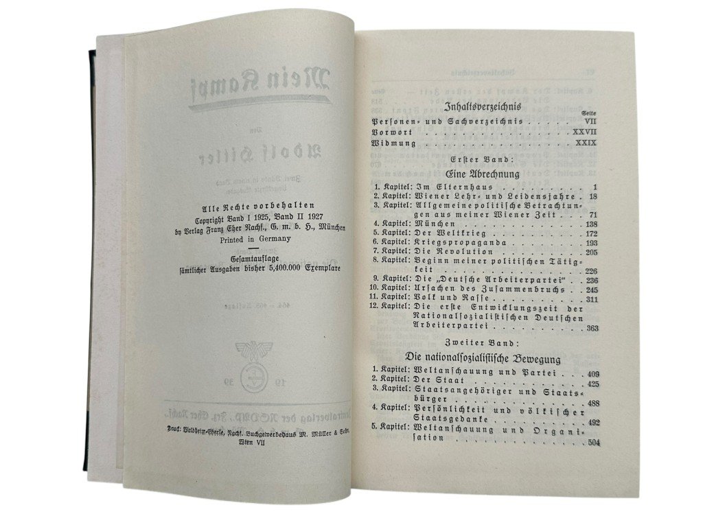 Original WWII German MK book from the NSNAP in Den Haag — image 12