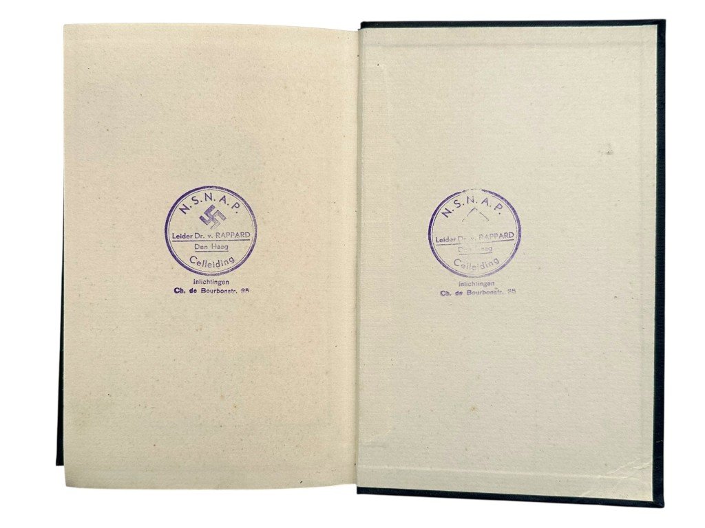 Original WWII German MK book from the NSNAP in Den Haag — image 15