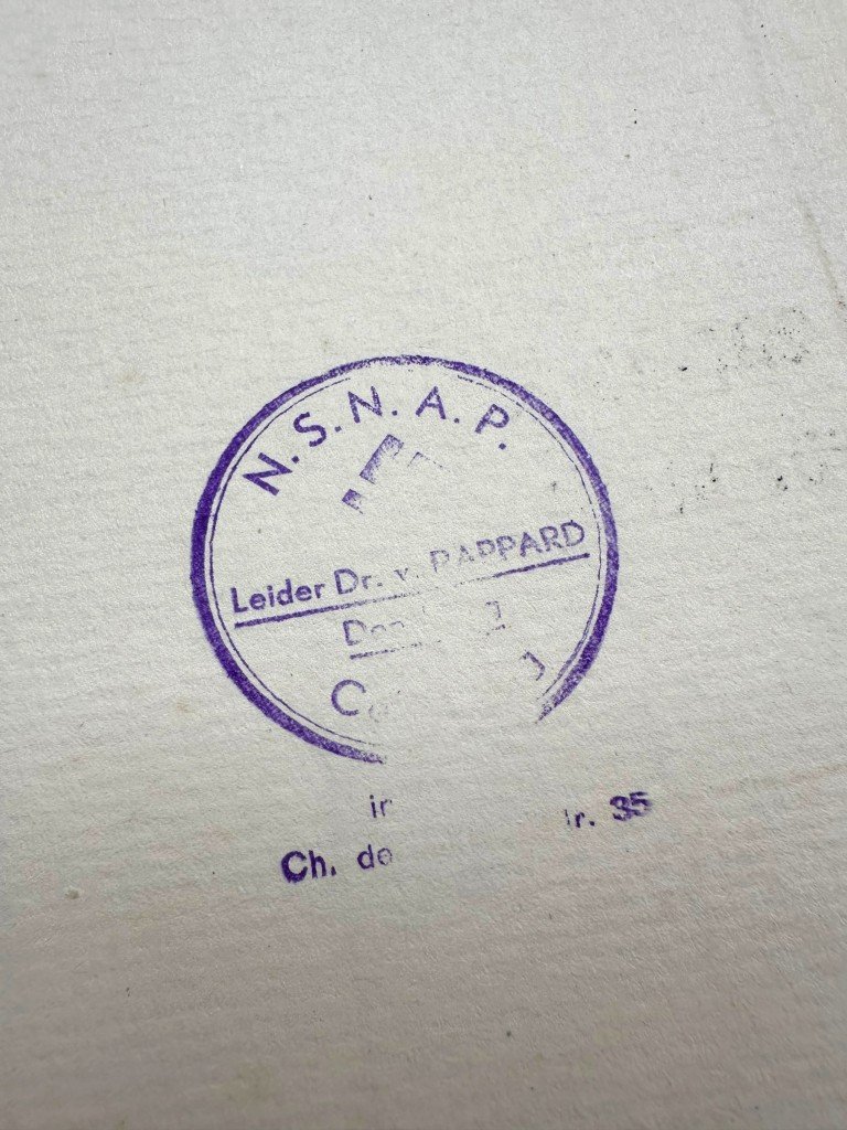 Original WWII German MK book from the NSNAP in Den Haag — image 16