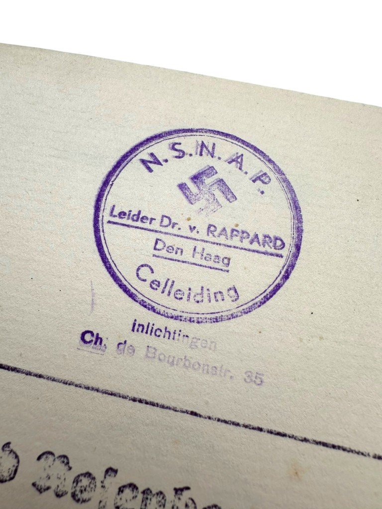 Original WWII German MK book from the NSNAP in Den Haag — image 5