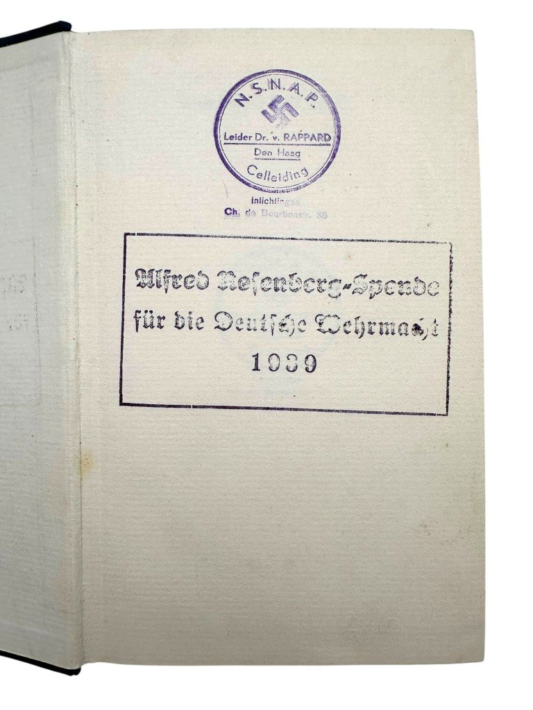 Original WWII German MK book from the NSNAP in Den Haag — image 8