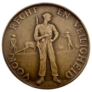 Original 1949 Dutch-Indies bronze commemorative medal Generaal Spoor