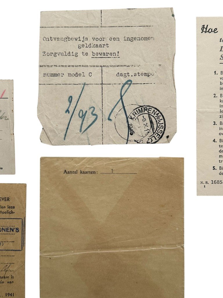 Original WWII Dutch documents set Krimpen aan den IJssel — image 3