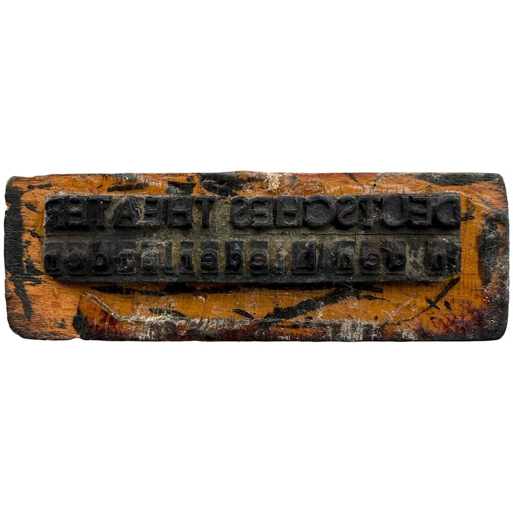 Original WWII German 'Deutsches Theater in den Niederlanden' stamp — image 2