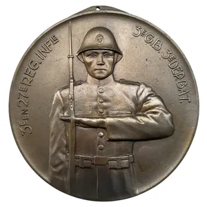 Original Pre 1940 Dutch army metal plaque 3 R.I. – …