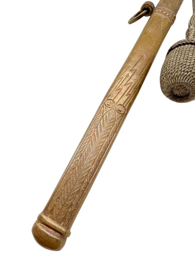 Original WWII German Kriegsmarine officers dagger with knot — image 12