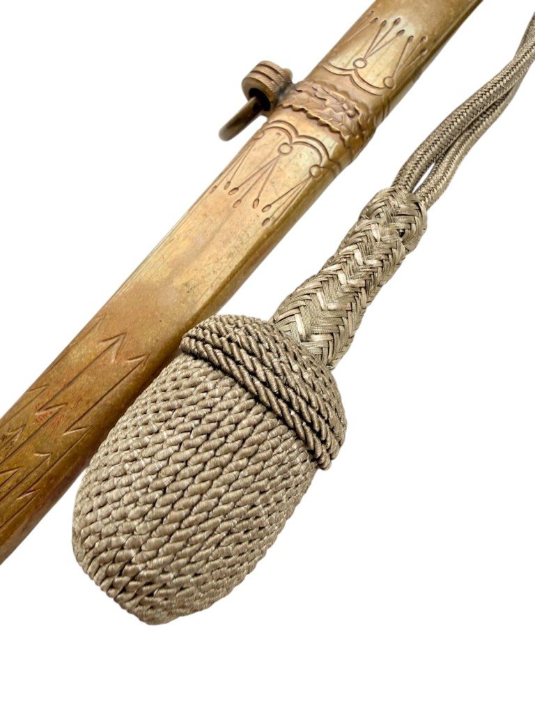 Original WWII German Kriegsmarine officers dagger with knot — image 9