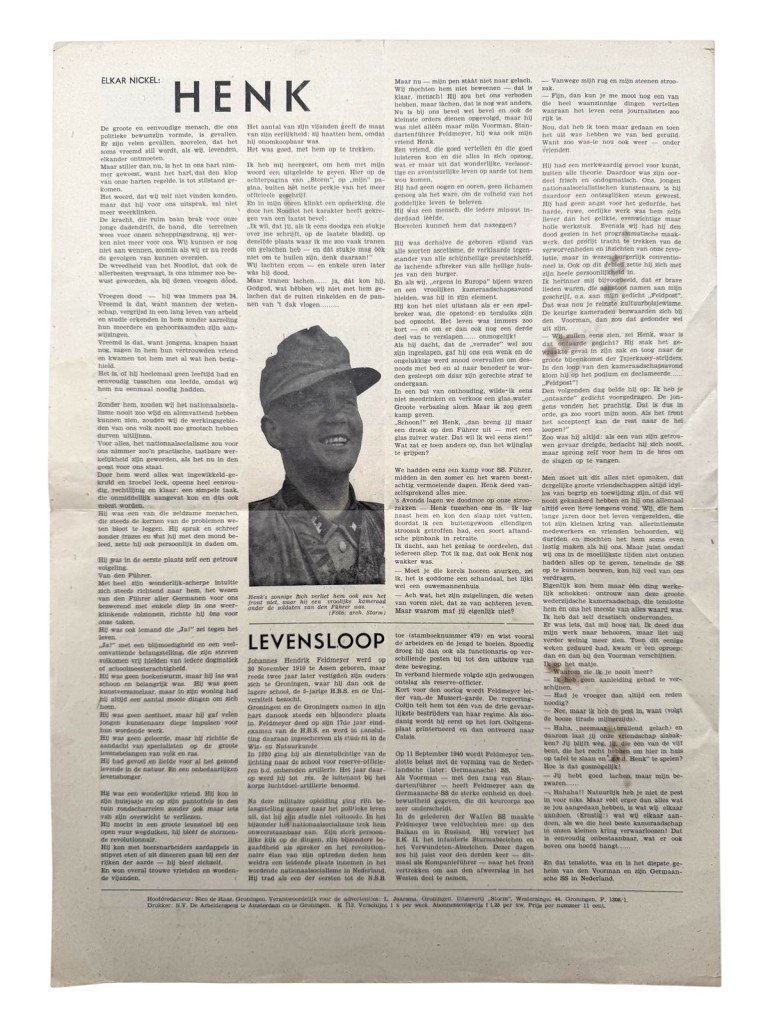 Original WWII Dutch Storm SS newspaper – Death of Feldmeyer — image 6