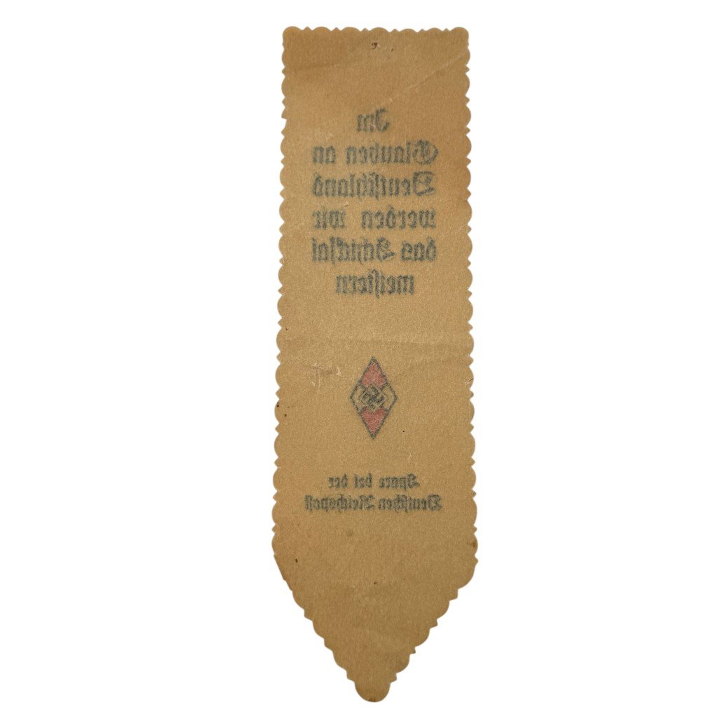 Original WWII German Hitlerjugend bookmark — image 4
