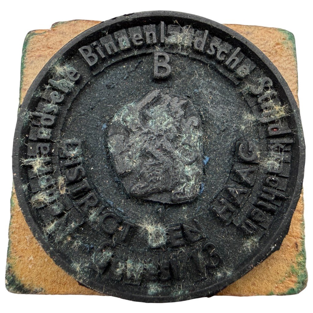 Original WWII Dutch 'Nederlandsche Binnenlandse Strijdkrachten' Den Haag stempel — image 2