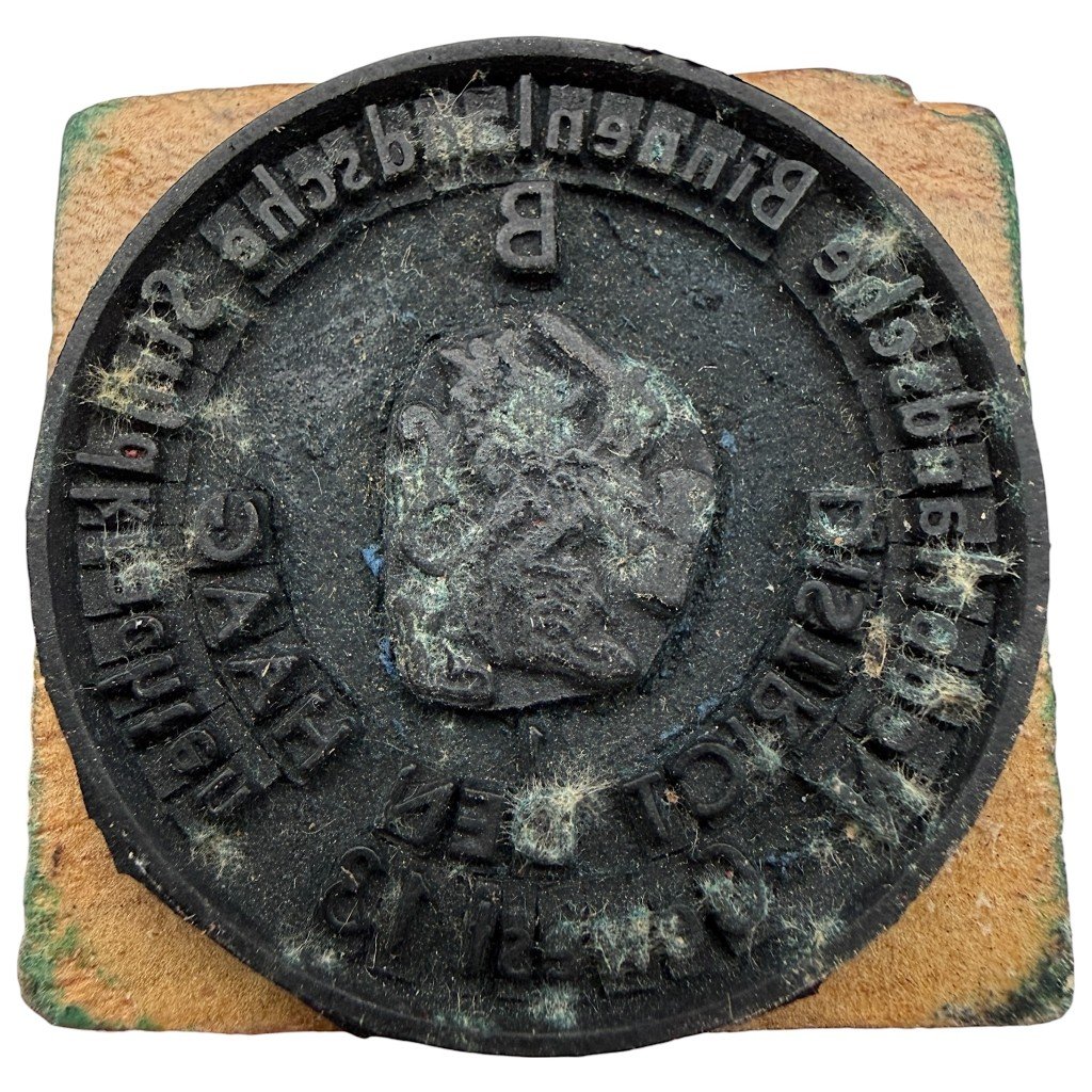 Original WWII Dutch 'Nederlandsche Binnenlandse Strijdkrachten' Den Haag stempel — image 3