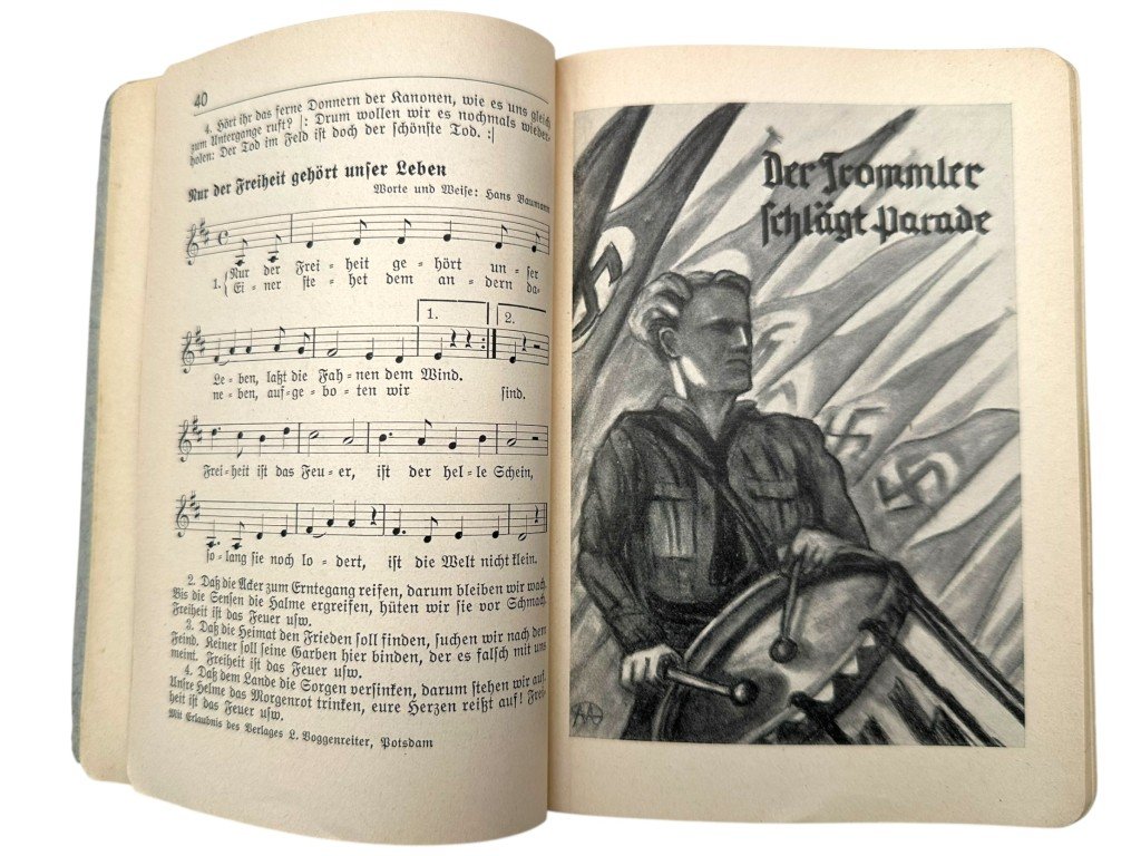 Original WWII German SS Liederbuch 'song booklet' — image 11