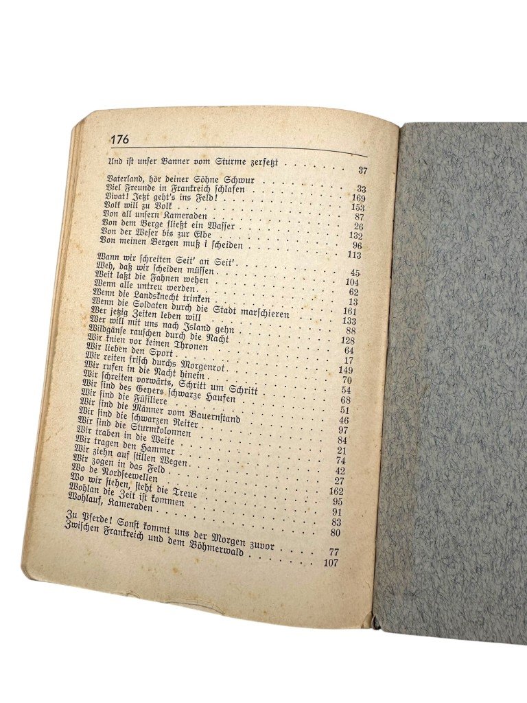 Original WWII German SS Liederbuch 'song booklet' — image 12